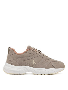 Calvin Klein Jeans Calvin Klein Jeans Sneakers Retro Tennis Low Mg Mix Media Wn YW0YW01639 Bej