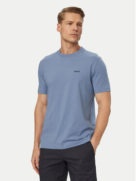 BOSS BOSS Tricou 50506373 Albastru deschis Regular Fit