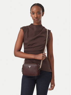 Guess Guess Torebka Noelle II HWZG96 72140 Bordowy