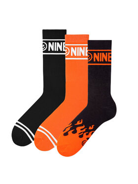 Zooksy Zooksy Zestaw 3 par wysokich skarpet unisex Nineties Kolorowy