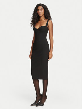 Elisabetta Franchi Elisabetta Franchi Coctailkleid AB-002-67E2-V470 Schwarz Fitted Fit