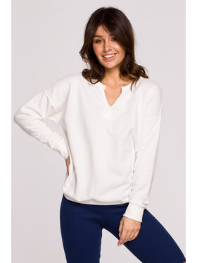 BeWear BeWear Bluza B225 Biały Comfort Fit