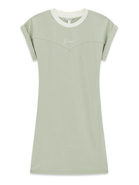 Guess Guess Rochie de zi J6GK03 J1314 Verde Regular Fit