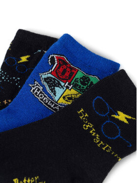 Harry Potter Čarape ACCCS-AW24-226WBHP (3-pack) Crna