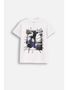 Coccodrillo Coccodrillo T-Shirt WC5143207IBJ-001 Biały Regular Fit