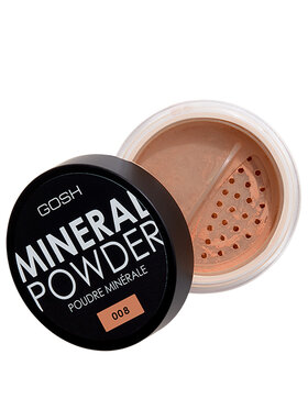 GOSH GOSH Gosh Mineral Powder puder mineralny 008 Tan 8g Puder czarny