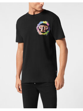 PHILIPP PLEIN PHILIPP PLEIN T-Shirt 22521 Czarny Regular Fit