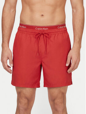 Calvin Klein Swimwear Calvin Klein Swimwear Plavecké šortky LV00N61023 Červená Regular Fit