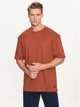 Blend Blend T-Shirt 20715027 Brązowy Relaxed Fit
