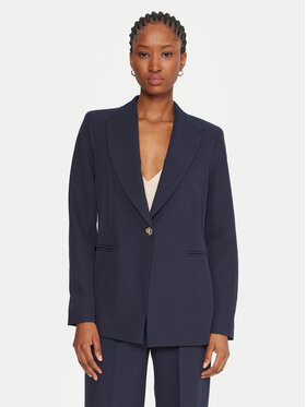Maryley Maryley Marynarka 25IB187/M06/43BL Granatowy Regular Fit