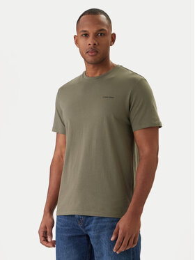 Calvin Klein Calvin Klein T-shirt Micro Logo LV04LC255G Verde Regular Fit