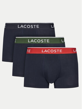 Lacoste Lacoste Sada 3 kusů boxerek 5H1297 Tmavomodrá