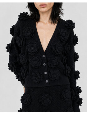 PHILIPP PLEIN PHILIPP PLEIN Kardigan 31416 Černá Regular Fit