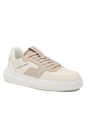 Calvin Klein Jeans Calvin Klein Jeans Sneakersy Chunky Cupsole High/Low Freq YM0YM00613 Écru