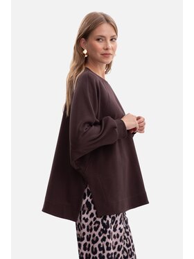 BeWear BeWear Bluza b306 Brązowy Baggy Fit