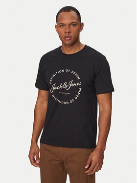 Jack & Jones Jack & Jones T-Shirt Grayson 12288377 Černá Regular Fit