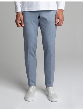 Borgio Borgio Spodnie garniturowe Esine Niebieski Slim Fit