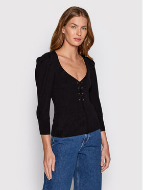 Ba&sh Ba&sh Pulover Pull Boby 1H22BOBY Črna Slim Leg