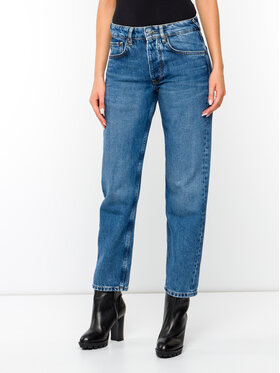 Pepe Jeans Pepe Jeans Jeansy DUA LIPA Brave PL203583 Granatowy Relaxed Fit