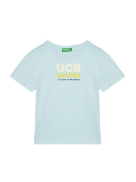 United Colors Of Benetton United Colors Of Benetton Tričko 3I1XG10JO Modrá Regular Fit