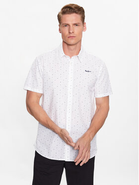 Pepe Jeans Pepe Jeans Košile Lindenberg PM307771 Bílá Regular Fit