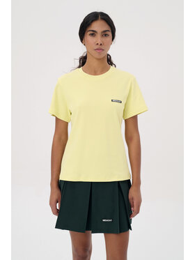 Misaga Misaga T-Shirt HORIZON T-SHIRT Żółty Regular Fit