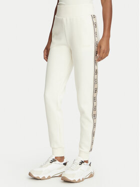 Guess Guess Jogginghose Britney V2YB15 KB3P2 Écru Regular Fit