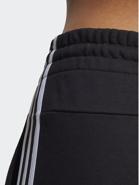 Adidas Spodnji Del Trenirke Essentials 3-Stripes French Terry Cuffed Joggers IC8770 Črna Slim Fit