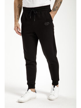 Cross Jeans Cross Jeans Spodnie dresowe 49055-020 Czarny Regular Fit