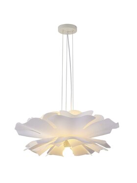 MIAhome MIAhome Lampa PEONY biała 50 cm Biały