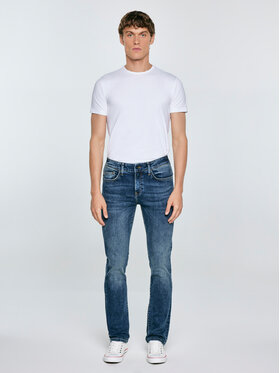 BIG STAR BIG STAR Jeansy TERRY Granatowy Slim Fit