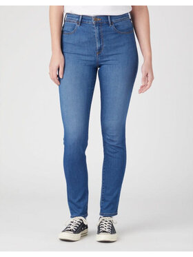 Wrangler Wrangler Jeansy SKINNY Niebieski Skinny Fit