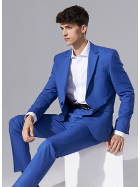 Pako Lorente Pako Lorente Marynarka P22SF-3G-020 Niebieski Slim Fit