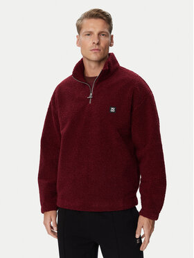 HUGO HUGO Felpa di pile Derylong  50567951 Bordeaux Relaxed Fit