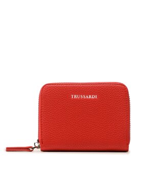 Trussardi Trussardi Mały Portfel Damski Nadir Zip Around Sm 75W00410 Czerwony