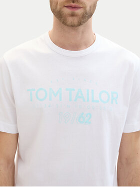 Tom Tailor T-shirt 1041871 Bijela Regular Fit