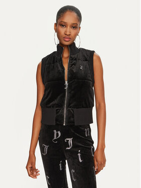 Juicy Couture Juicy Couture Bezrękawnik Thunder JCOGL224555 Czarny Slim Fit