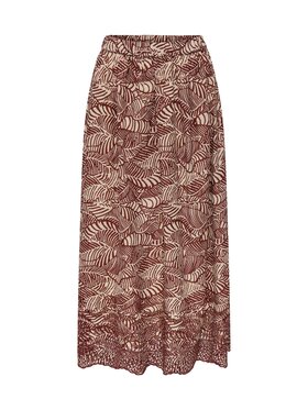 ONLY ONLY Gonna midi Gonna onllou life emb long skirt Marrone Regular Fit