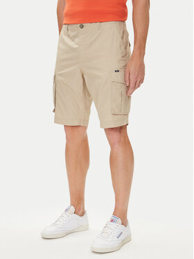 Petrol Industries Petrol Industries Pantaloncini di tessuto M-1050-SHO600 Beige Cargo Fit