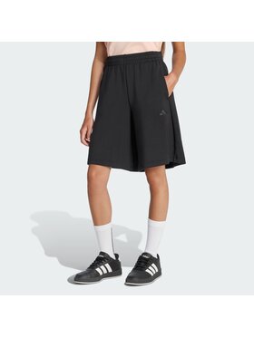 adidas adidas Szorty materiałowe 159451 Czarny Loose Fit