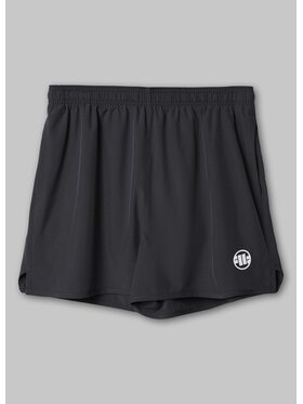 PITBULL PITBULL Szorty sportowe Spodenki Sportowe Performance Pro plus Small Logo II S Szary Regular Fit