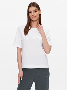 Calvin Klein Performance Calvin Klein Performance T-Shirt 00GWS3K128 Bílá Relaxed Fit