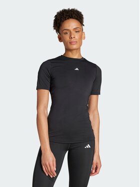 adidas adidas Koszulka techniczna 135223 Czarny Fitted Fit