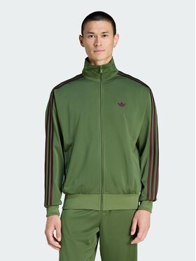 adidas adidas Bluza FIREBIRD Zielony Loose Fit
