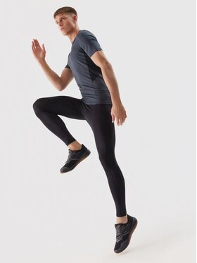 4F 4F Leggings 4FWSS24TFTIM227-20S Nero Slim Fit