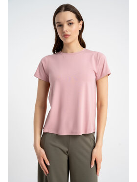 CLICK CLICK Bluzka 10-6705 Różowy Regular Fit