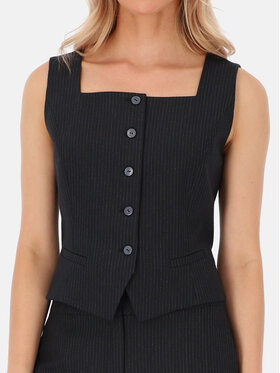 Potis & Verso Potis & Verso Kamizelka Titto Granatowy Regular Fit