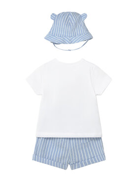 Mayoral Mayoral T-krekla un šortu komplekts 1276 Gaiši zils Regular Fit