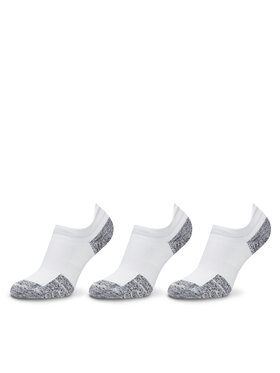 Under Armour Under Armour Zestaw 3 par niskich skarpet unisex UA ArmourDry® Run 1387044 Biały