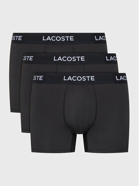 Lacoste Lacoste 3 darab boxer 5H9623 Fekete